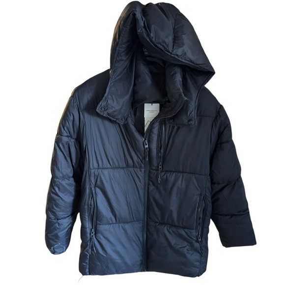 Zara Jackets & Blazers - NEW With Tag Black Warm Puffer‎ Jacket with Hood